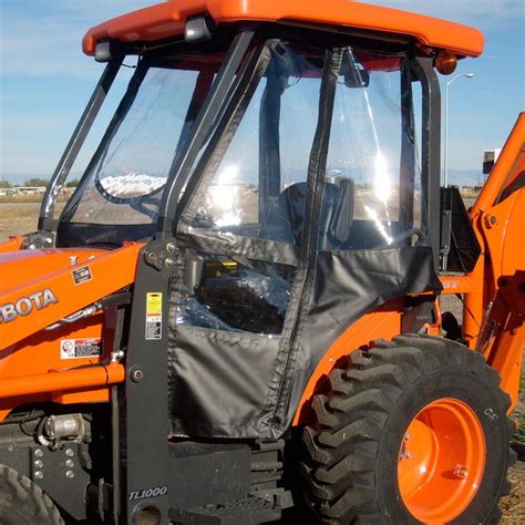 kubota mini excavator cab enclosure|kubota enclosed cab tractors.